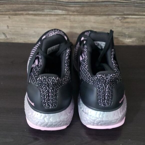 New Adidas Ultraboost 5.0 DNA Black Pink Knit Running Sneakers Size 7 Womens - Picture 5 of 8